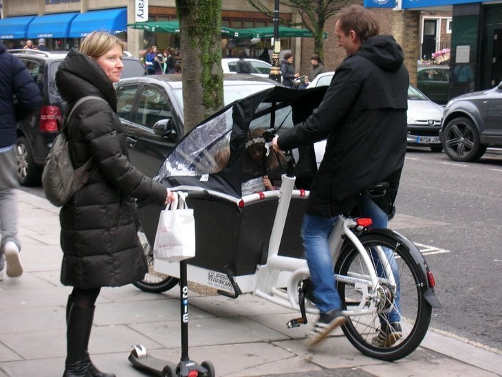 bikes and scooter in St john's wood