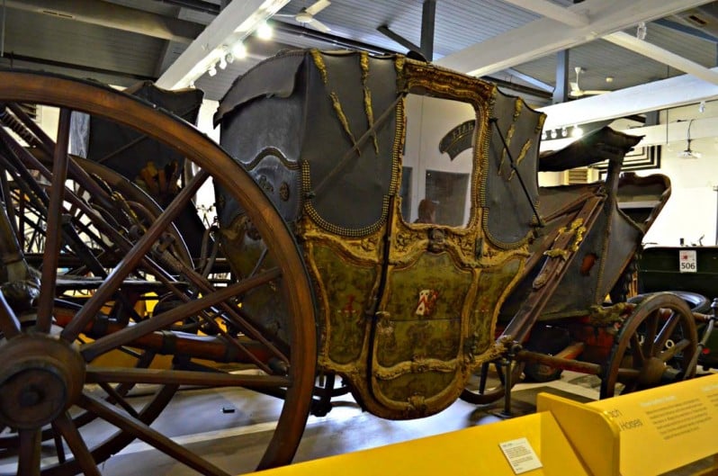 17th century carriage which was once owned by the Baskerville family