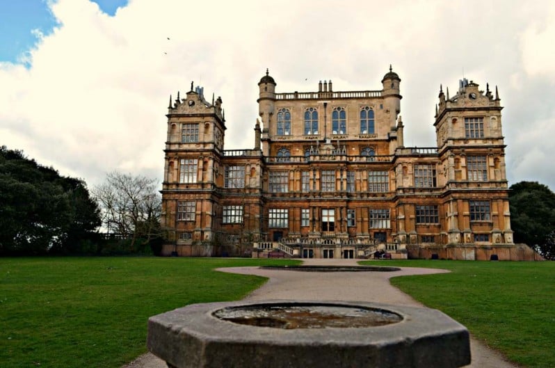 wollaton hall garden view