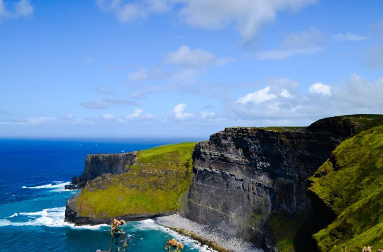 cliifs and sea atlantic ireland