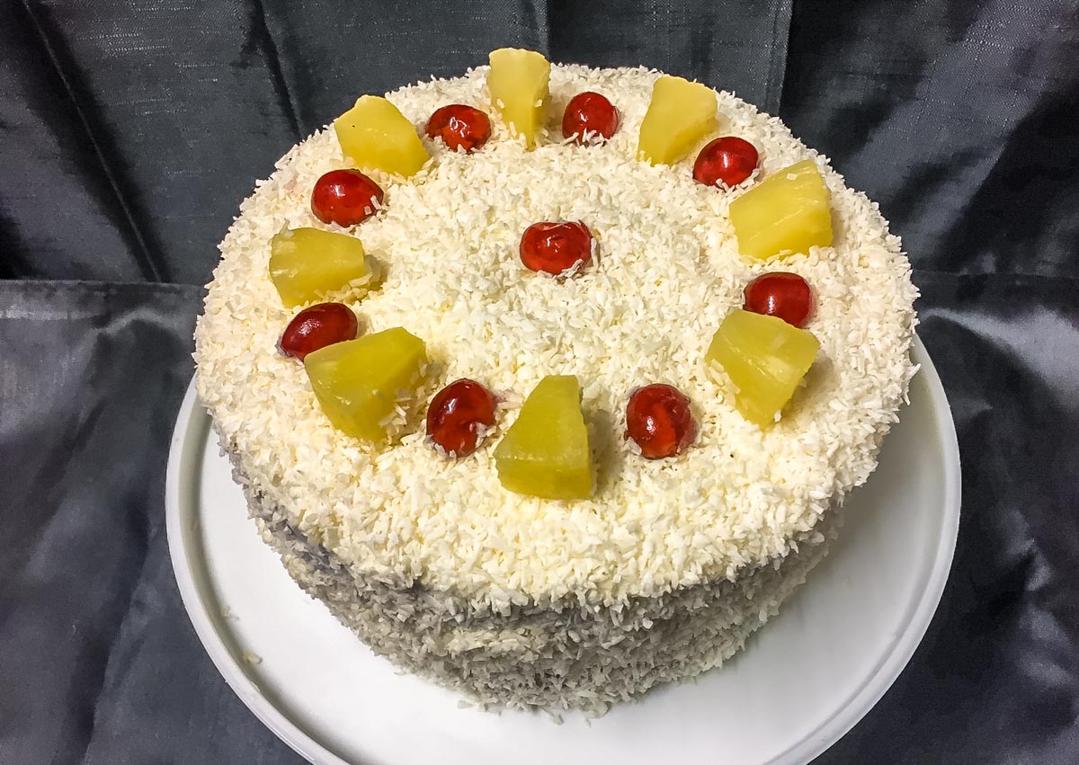 made pina colada cake