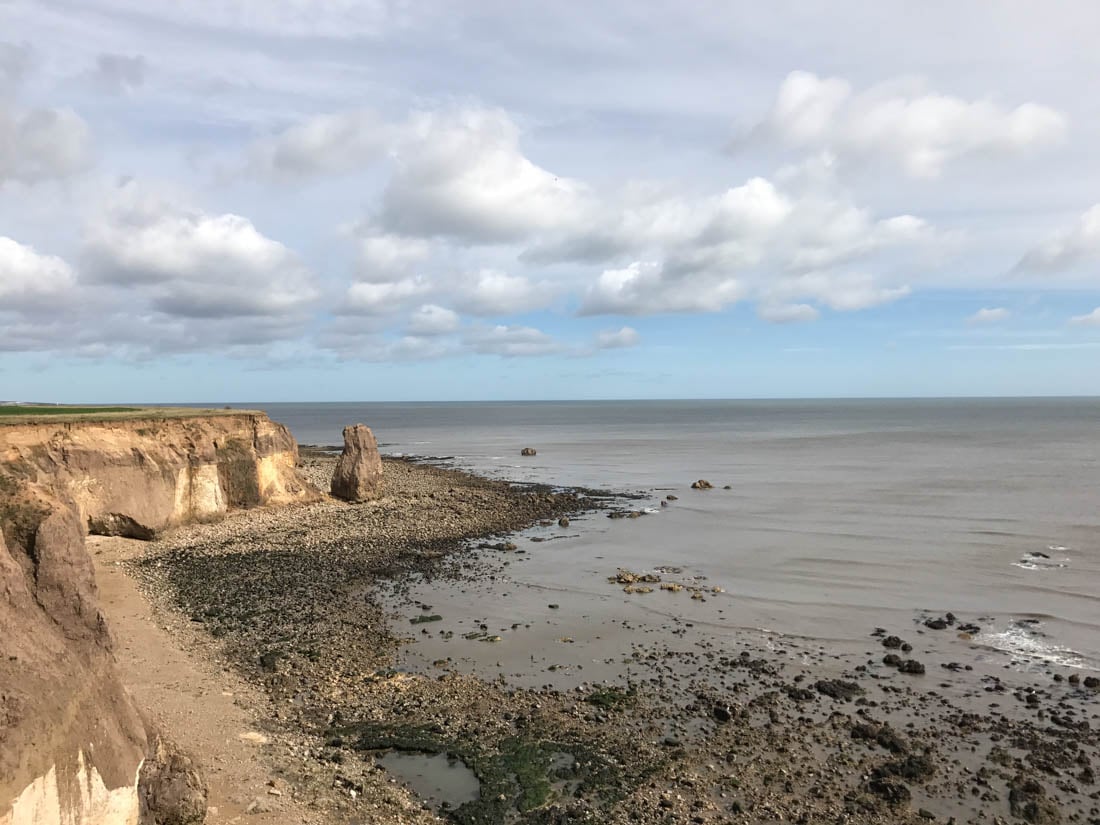 the cliffs near seaham