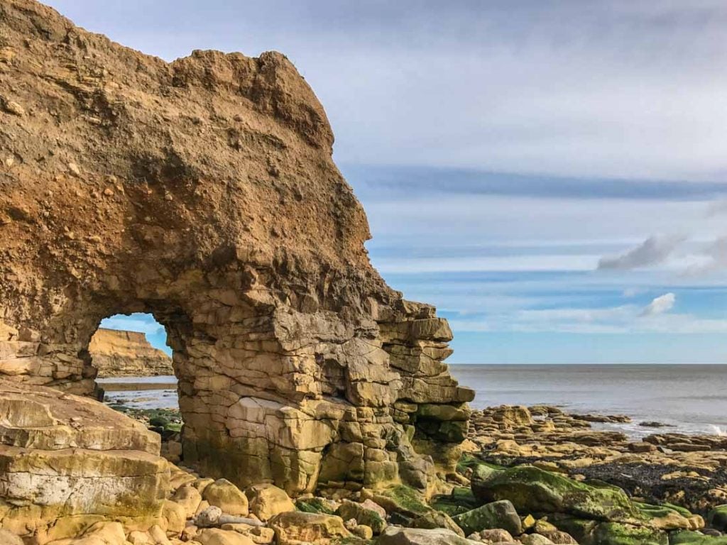 walking the coast sunderland to seaham rock formation