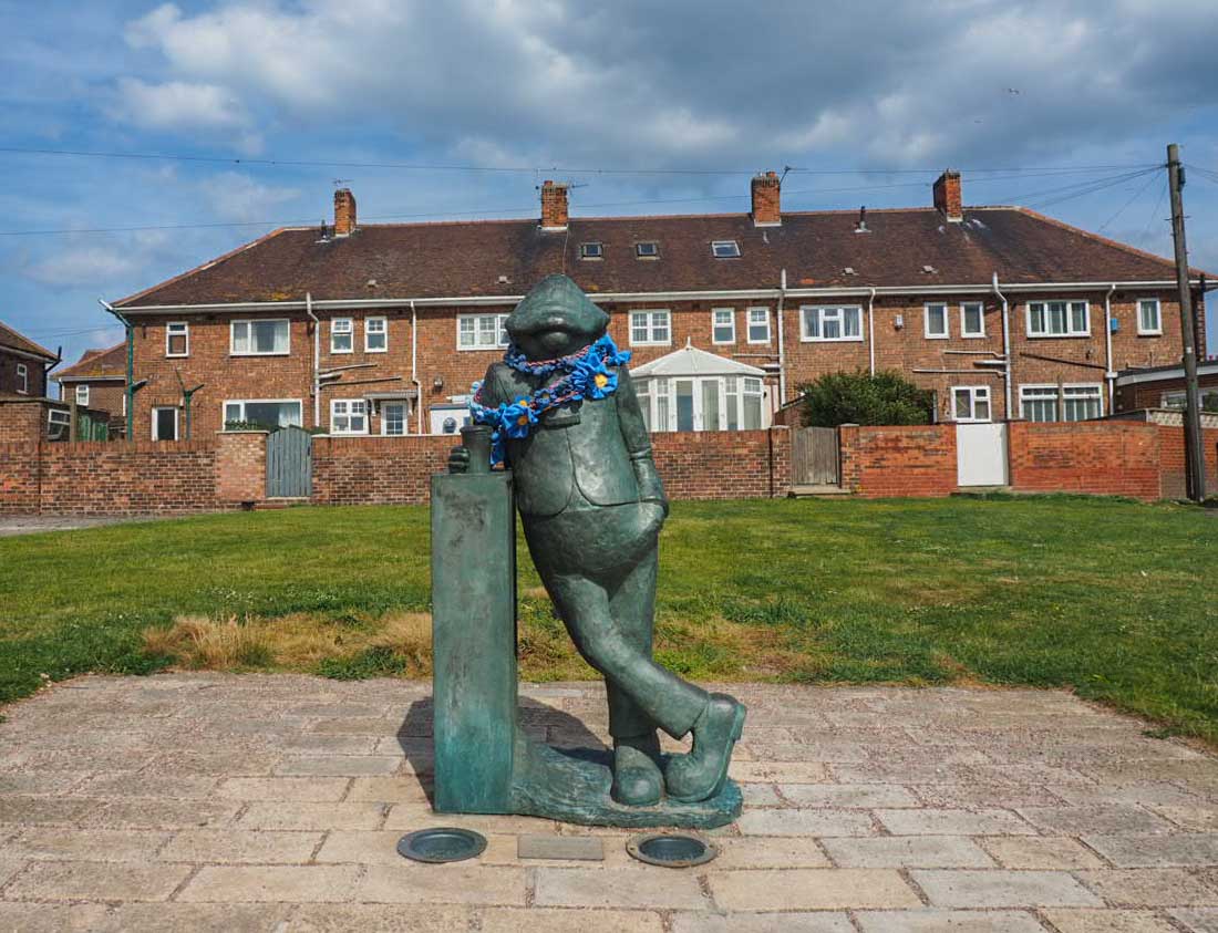 Andy capp statue Hartlepool