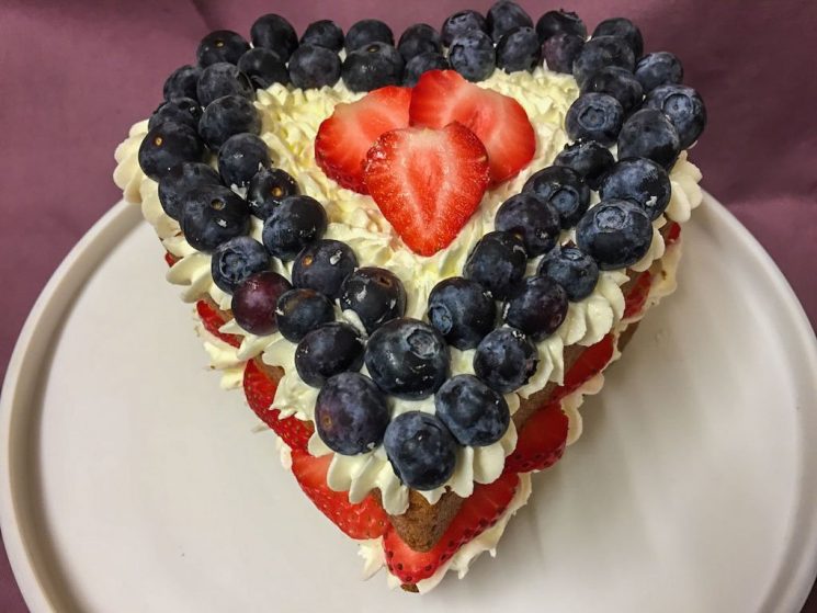 Fruity Heart Cake BaldHiker