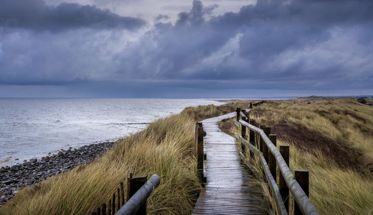 Prestatyn dunes walkway